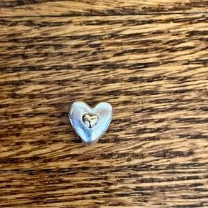 Pandora Moments Charm - Happy Anniversary with Gold Heart S925/14k 791290